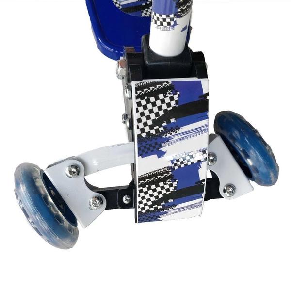 Imagem de Patinete Infantil Com 4 Rodas Radicais Azul, Vermelho, Preto