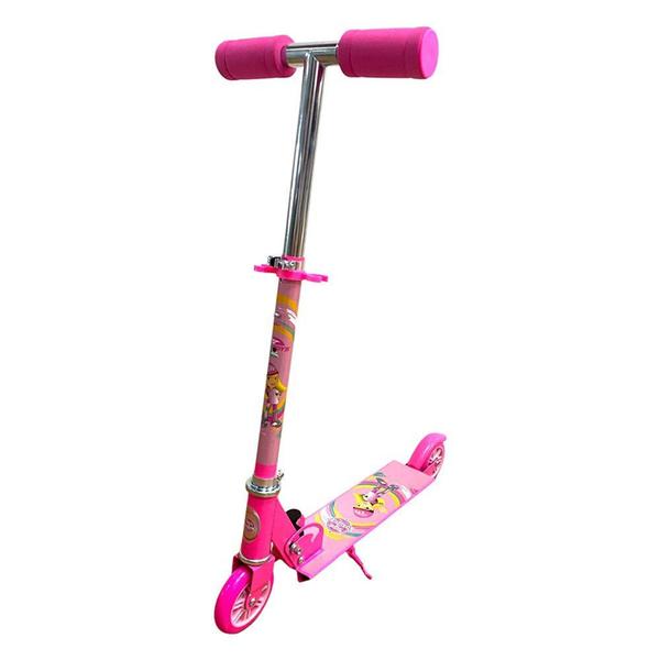 Imagem de Patinete Infantil Feminino Rosa 2 Rodas para Menina Unitoys