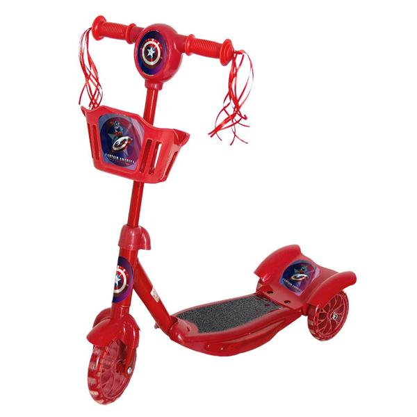 Imagem de Patinete Infantil Masculino Capitão América Musical Toys 2U