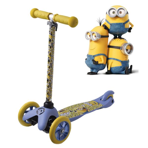 Imagem de Patinete Infantil Minions Ricbrinc 3 Rodas Até 50kg