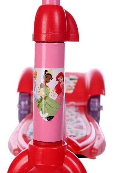 Imagem de Patinete Infantil Musical Com Luz de Led e Cestinha Disney PRINCESAS Brink