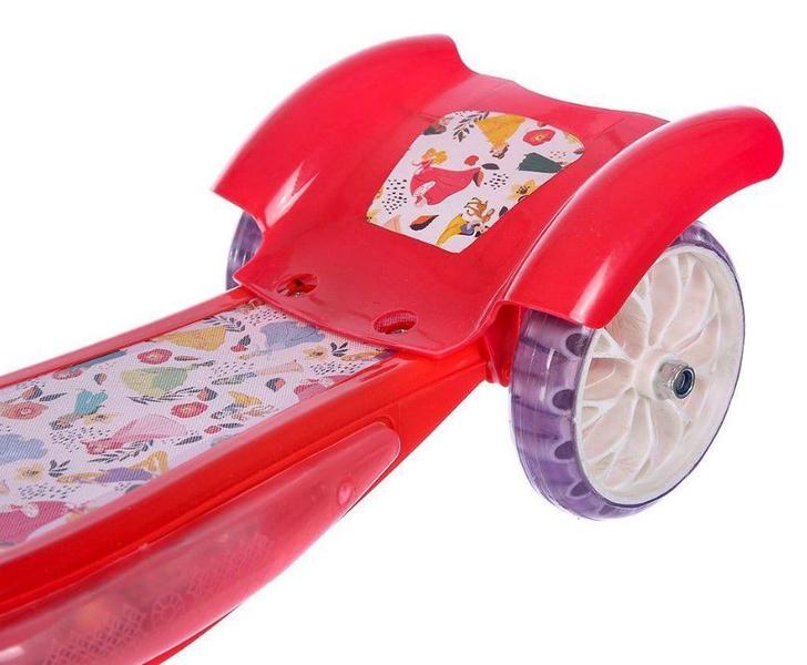 Imagem de Patinete Infantil Musical Com Luz de Led e Cestinha Disney PRINCESAS Brink