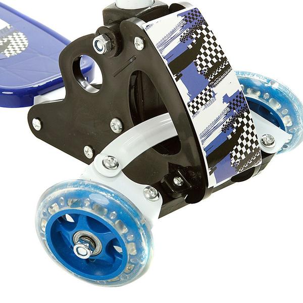 Imagem de Patinete Infantil Radical de Balanço C 4 Rodas Azul BBR Toys