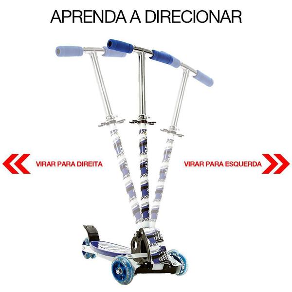 Imagem de Patinete Infantil Radical De Balanço C 4 Rodas ul Bbr Toys