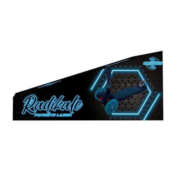 Imagem de Patinete Infantil Radikale 3 Rodas Led Dark Laser