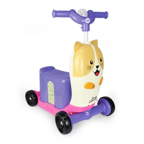 Imagem de Patinete Infantil Scooty Cat Gato Rosa - Calesita