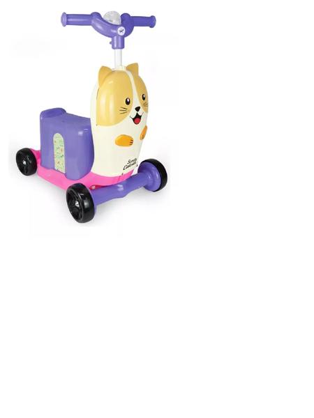 Imagem de Patinete Infantil Scooty Cat Gato Rosa - Calesita