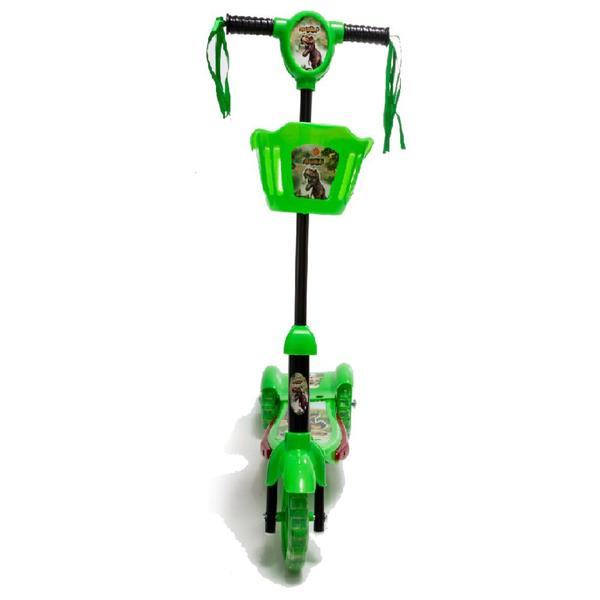 Imagem de Patinete Infantil Verde Dinossauro DM Toys