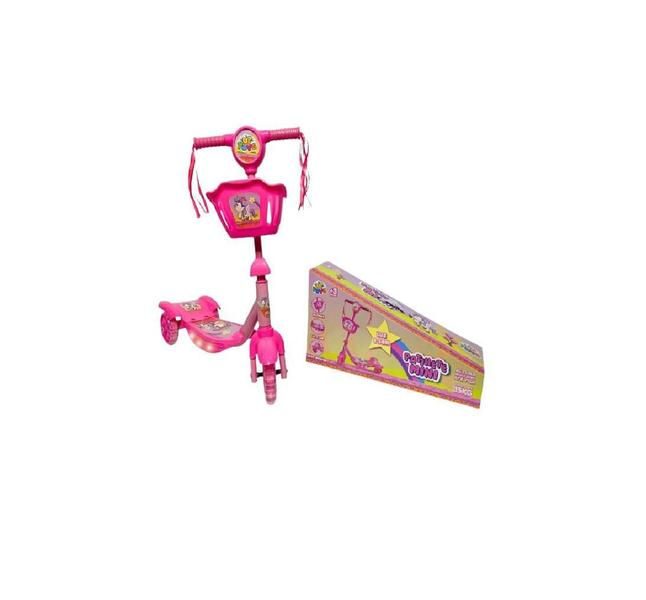 Imagem de Patinete Mini Unicórnio 3 Rodas Zoop Toys - Rosa Zp00784