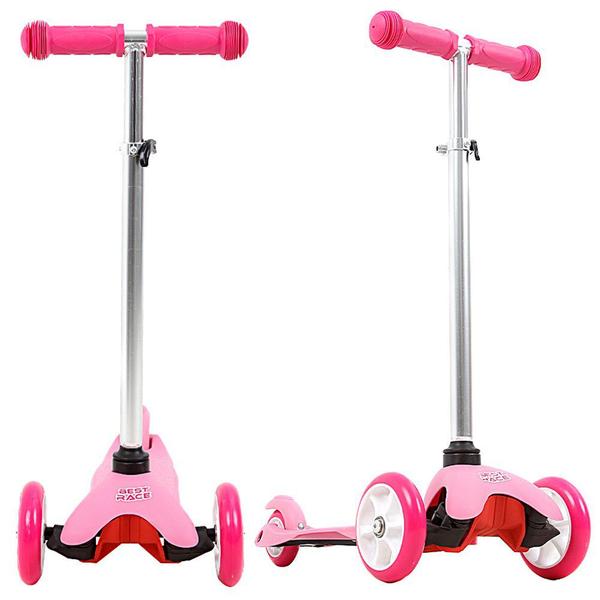 Imagem de Patinete para Crianças com 3 Rodas Best Race Rosa BBR R2956