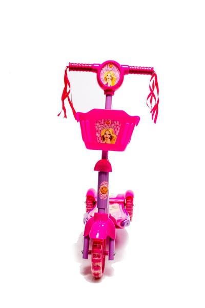 Imagem de Patinete Rosa com Cesta para Carregar e Fantasia Infantil