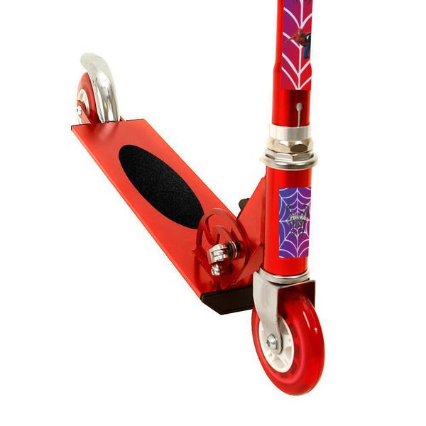 Imagem de Patinete Scooter SpiderMan Infantil Vermelho de Alumínio