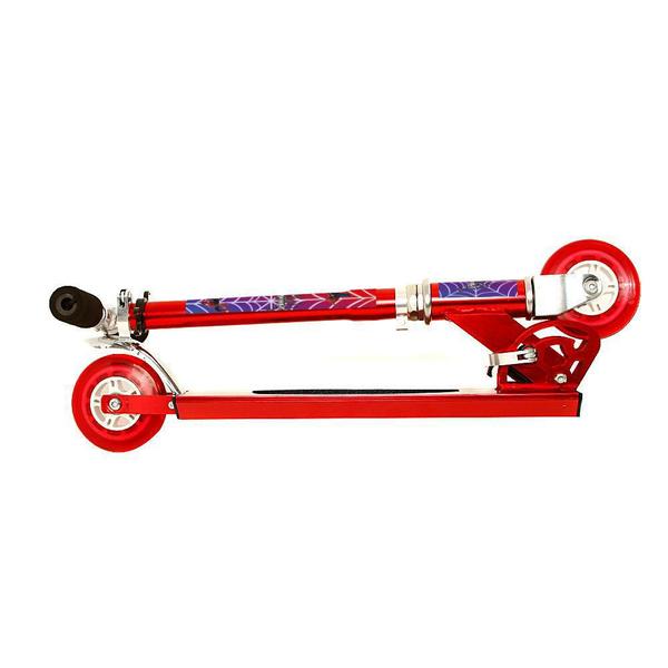 Imagem de Patinete Scooter SpiderMan Infantil Vermelho de Alumínio