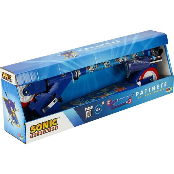 Imagem de Patinete sonic 2 rodas com led bbr