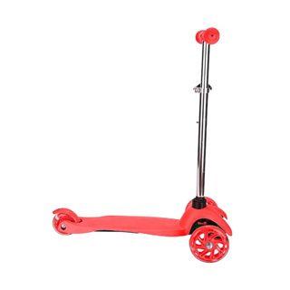 Imagem de Patinete Vermelho Infantil 3 Rodas Scooter Para Menino e Menina