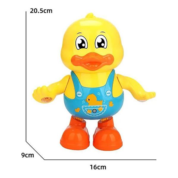 Imagem de Patinho Dançante Musical Infantil Som E Luz Duck Mexe Mãos Engraçado Funny Dançarino