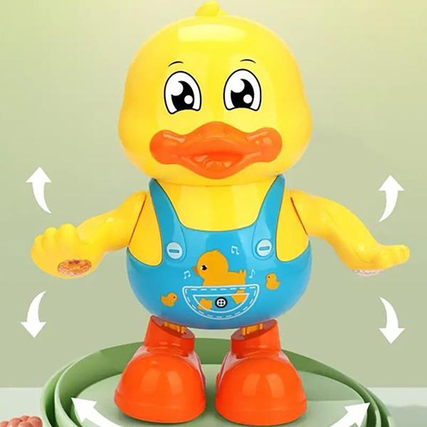 Imagem de Patinho Dançante Musical Infantil Som E Luz Duck Mexe Mãos Engraçado Funny Dançarino