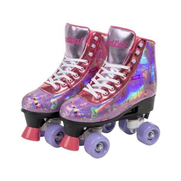 Imagem de Patins 4 Rodas Roller Skate Ajustável Fada 35-38 RL-12 Fênix - Fenix Brinquedos