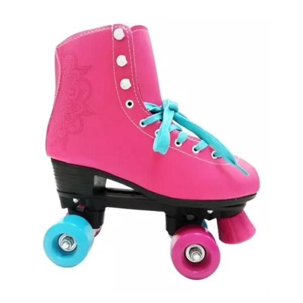 Imagem de Patins Clássico 35-36 Rosa 4 Rodas - Fun F0008-1/8277-0