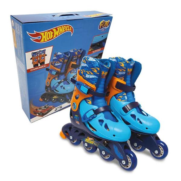 Imagem de Patins - Hot Wheels - Tamanho Ajustavel 33 A 36 - F0091-1 START