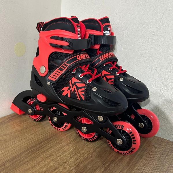 Imagem de Patins Infantil 4 Rodas Inline Varios Tamanhos e Cores