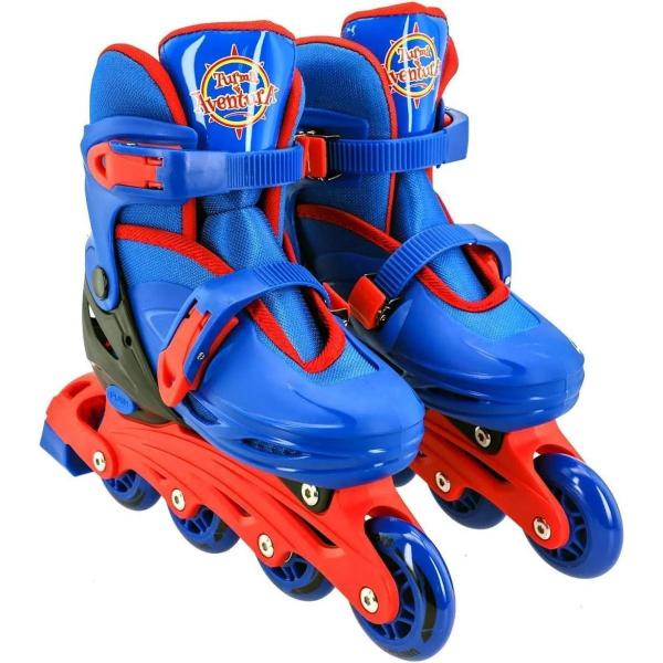 Imagem de Patins Infantil Menino Menina Kit Segurança Completo 4 Rodas