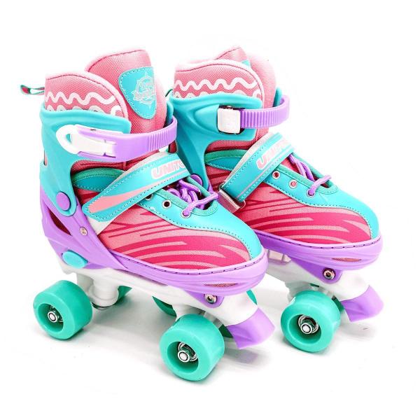 Imagem de Patins Infantil Roller Quad Unitoys Com Kit De Proteção