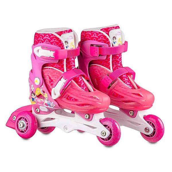 Imagem de Patins Inline - 2-1 - Ajustável - Princesas Disney - 31 a 34 - Multikids