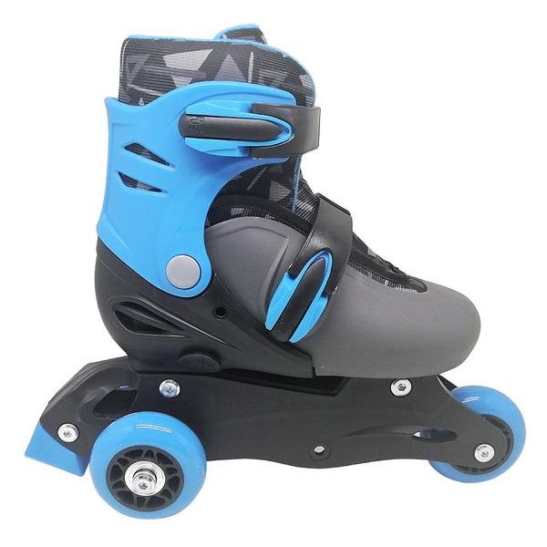 Imagem de Patins inline azul ajustável 2 em 1 ate 50kg-31 ao 34