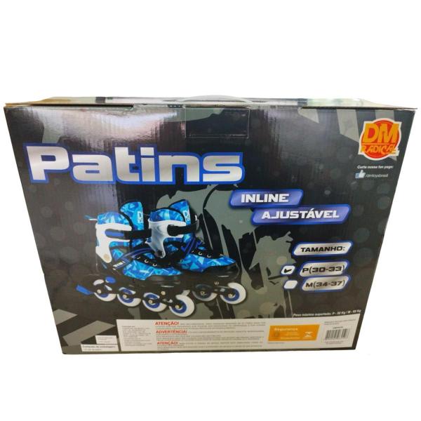 Imagem de Patins Inline Dm Radical 30-33 ul - Dm Toys