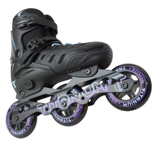 Imagem de Patins Inline Infantil Titanium V2 - 90mm ABEC-7 (PAR)