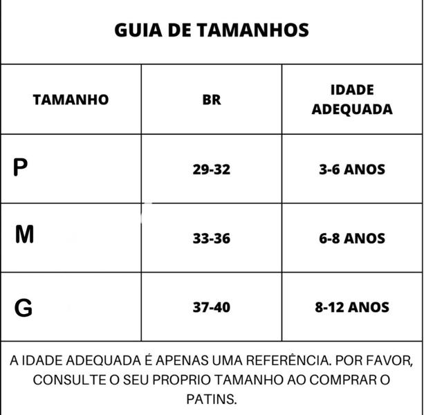 Imagem de Patins Inline Roller Sport Infantil Ajustável C/ Leds  Semiprofissional