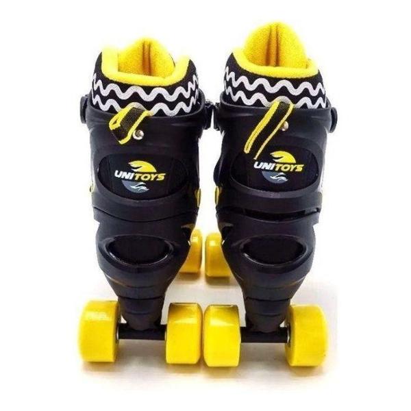 Imagem de Patins Kit Turma Da Aventura Ajustável Unitoys Preto 30-33