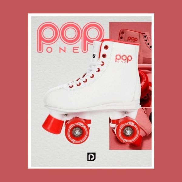 Imagem de Patins Quad 4 Rodas Roller Infantil Divoks Pop One Retrô Bra