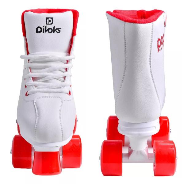 Imagem de Patins Quad 4 Rodas Roller Infantil Divoks Pop One Retrô Bra