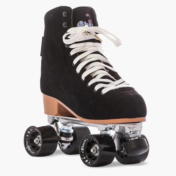 Imagem de Patins Quad Cherry - Preto Veludo - Base Alumínio