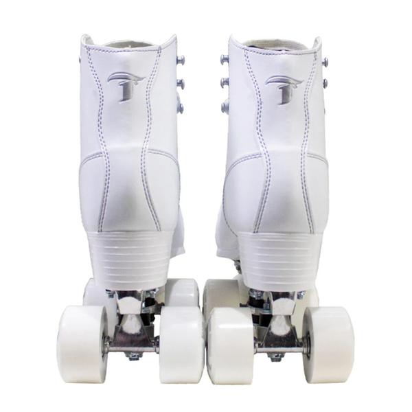 Imagem de Patins Quad Traxart Klassic Branco - 58mm X 32mm Abec-5