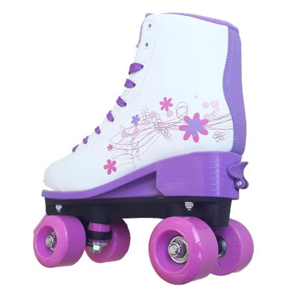 Imagem de Patins Quatro Rodas Roller Skate Ajustável (39-42) RL07B - Fênix Brinquedos