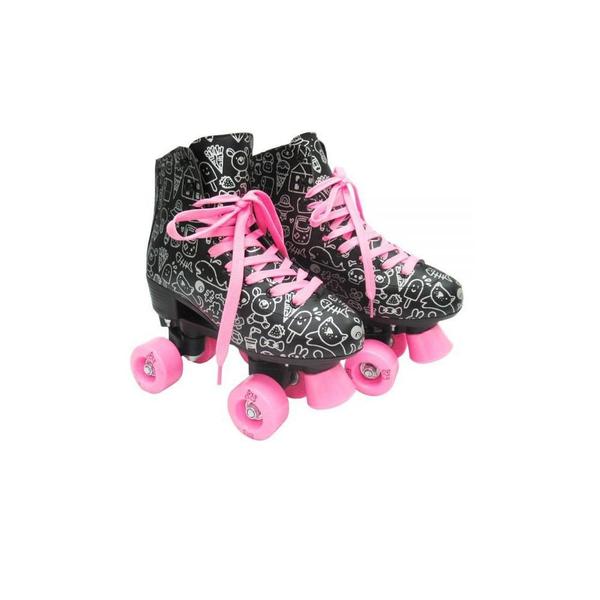 Imagem de Patins Roller Estilo New Preto N. 34 Dm Toys