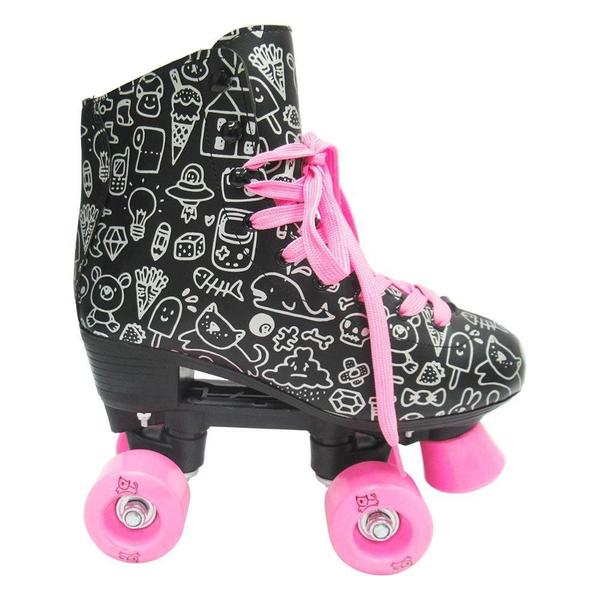 Imagem de Patins Roller Estilo New Preto N. 34 Dm Toys