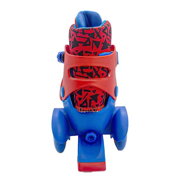 Imagem de Patins Roller Infantil Ajustável Quad Azul 27-30 - Dm Toys