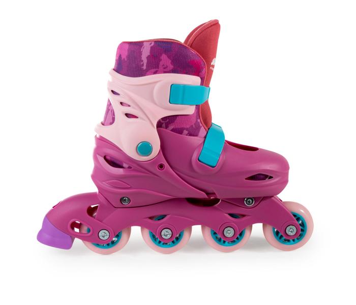 Imagem de Patins Roller Inline Infantil Rosa 30-33 Fenix