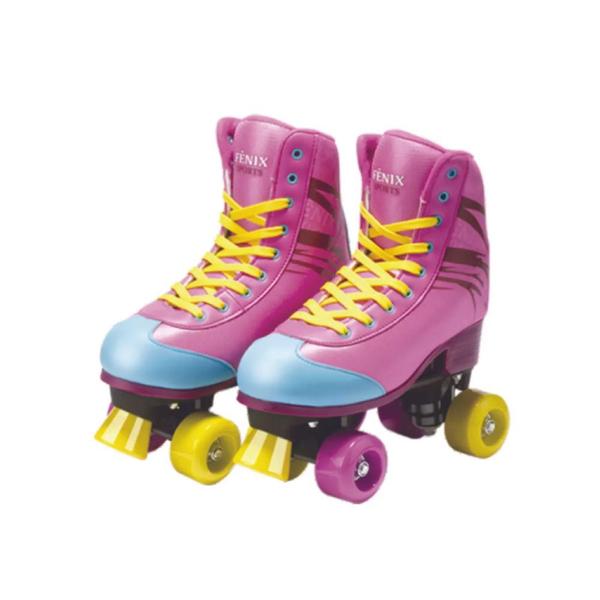 Imagem de Patins Roller Skate Ajustável 4 Rodas Fenix