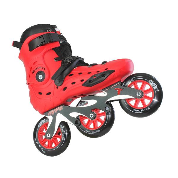 Imagem de Patins Traxart Hype Freestyle Vermelho - 110mm ABEC-9