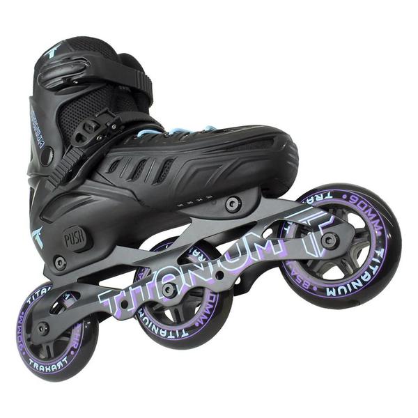 Imagem de Patins Traxart Titanium Infantil Ajustável  Rodas 90mm Abec7