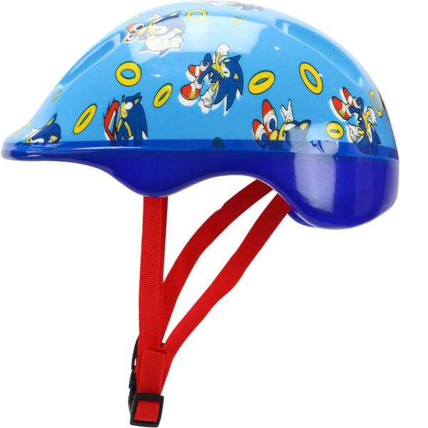 Imagem de Patins Triline Inline Infantil Sonic Kit de Proteção Completo Capacete Joelheira Tamanho 28 ao 31