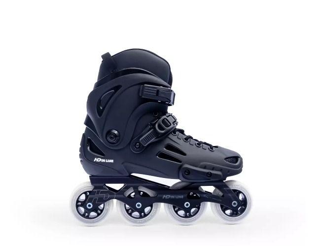 Imagem de Patins XT Hd Inline Preto 4 Rodas 80 Mm (PAR)