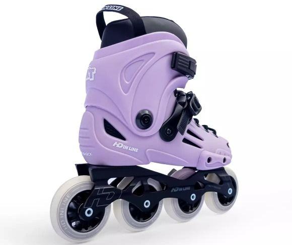 Imagem de Patins XT Roller Hd Inline  Lillas Roxo Adulto Infantil (PAR)