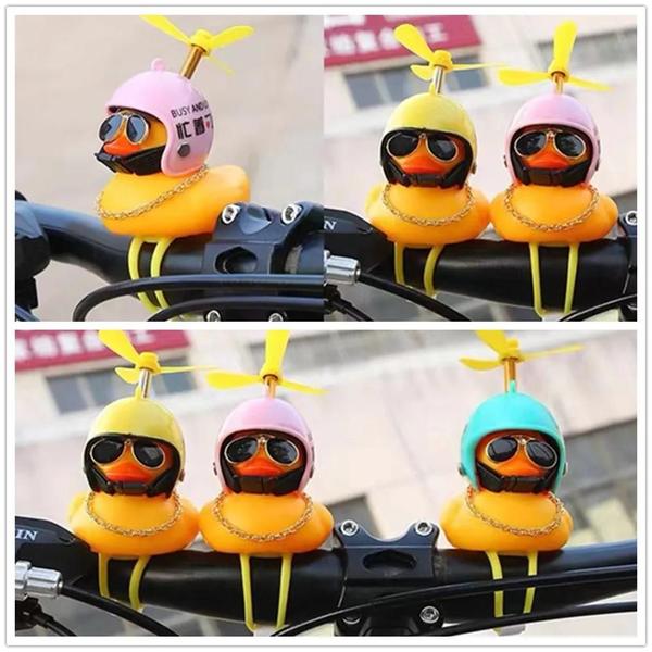 Imagem de Pato Amarelo - Capacete Ornamental para Moto, Carro e Bicicleta