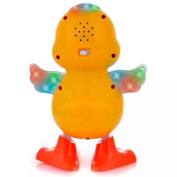 Imagem de Pato Dançante Brinquedo Musical Anda Dança Mexe Com Luz e Som Duck Dancing Patinho